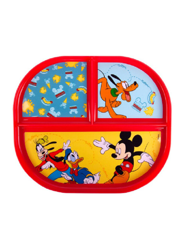 

The First Years Disney Mickey Two Sided Plate, Red