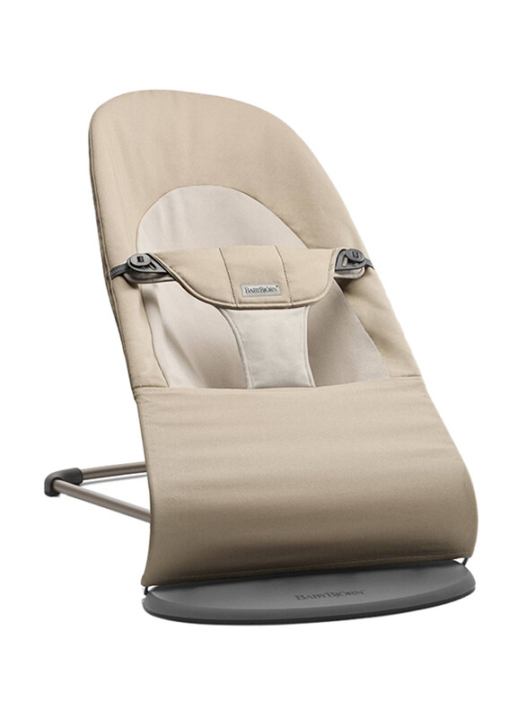 

BabyBjorn Soft Bouncer Balance Bliss, Dark Khaki/Beige