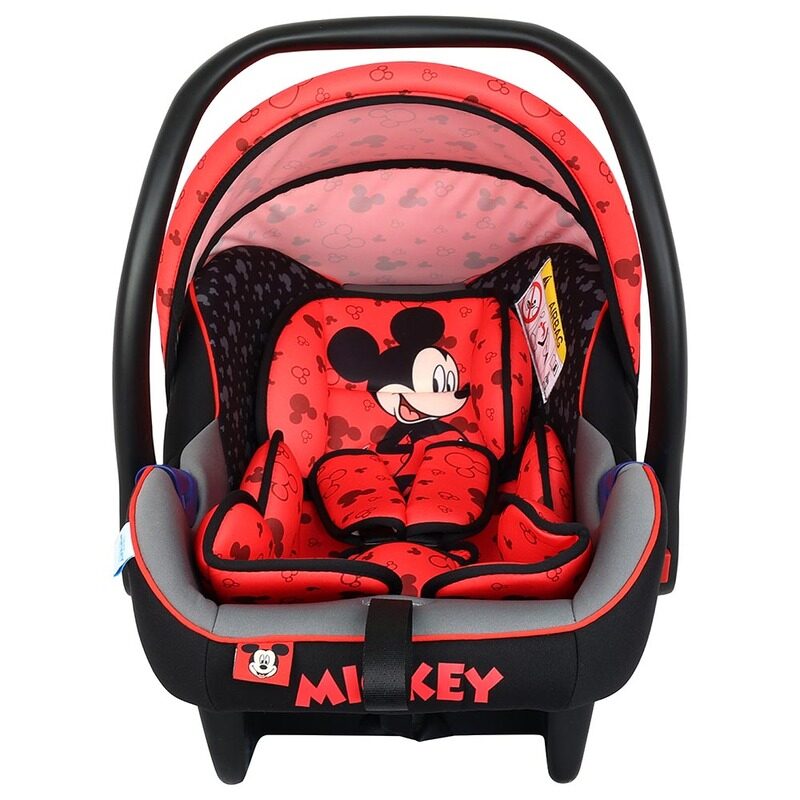 

Disney Mickey Mouse Baby Car Seat / Baby Carrier, Red