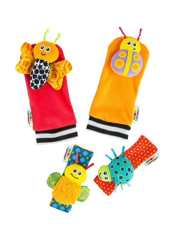 

Lamaze Gardenbug Wrist Rattle & Footfinder Set, One Size, Multicolour