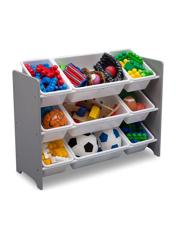 

Delta Furniture Delta Children 9 Bin Plastic Organizer, Multicolour