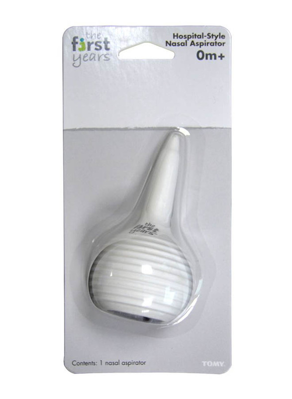 The First Years Arc Hospital Style Nasal Aspirator, White