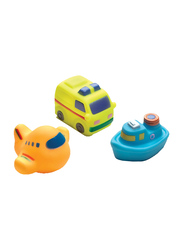 Playgro On the Move Squirtees, 3 Pieces, Multicolour