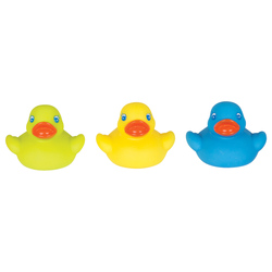 Playgro 3-Piece Set Bright Baby Duckies Bath Toys for Kids, Multicolour