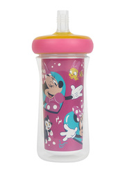 The First Years Minnie Insulated Straw Feeding Cup, 266ml, Pink