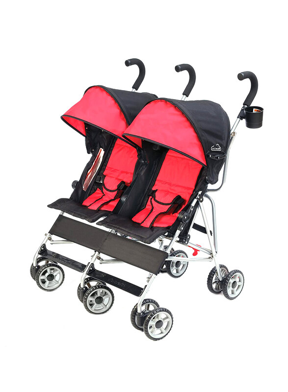 

Kolcraft Cloud Double Umbrella Stroller, Scarlet Red