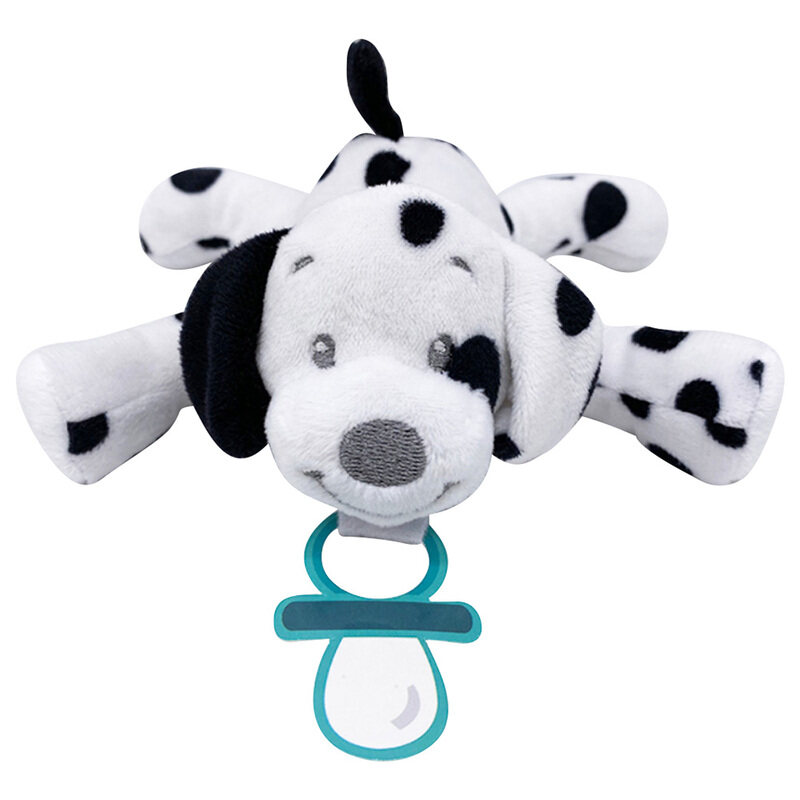 

Babyworks Spotty Dog Woof Pacifier Holder Plush Toy