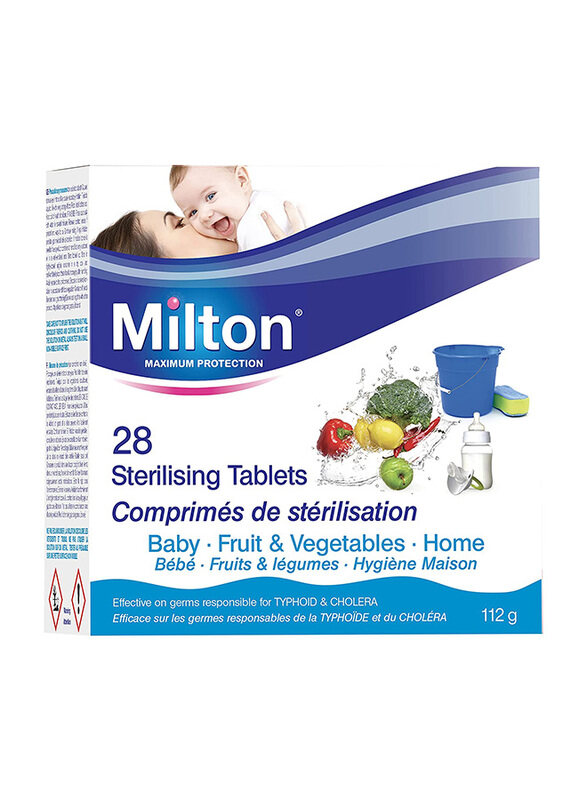 

Milton 28 Tablets Fruit & Vegetables Sterilising Tablets for Baby