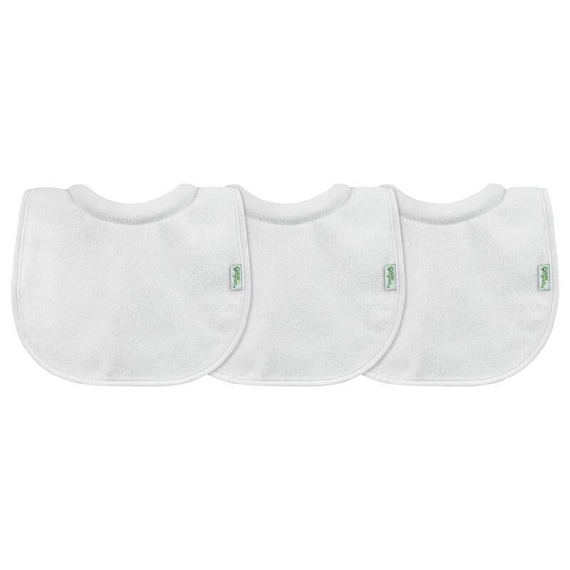 

Green Sprouts Stay Dry Baby Bibs Set, 3 Pieces, White