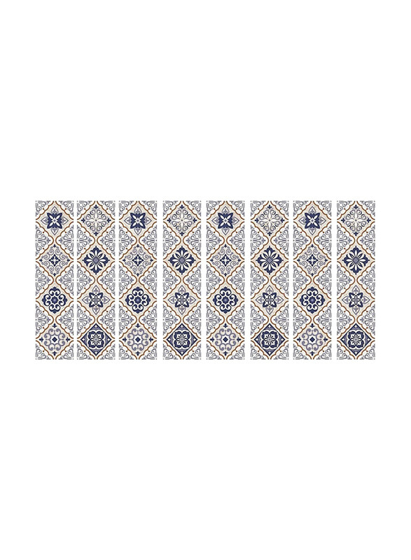 

Roommates Mexican Tiles Peel & Stick Giant Wall Decals, Blue