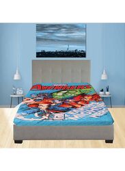 Marvel The Avengers Quilted Bedspread Kids Bed Sheet, 150 x 200cm, Multicolour