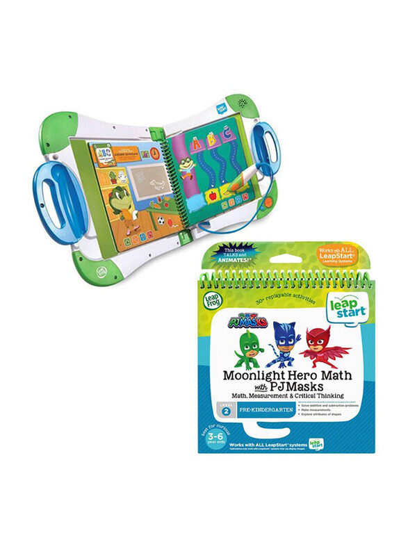 

LeapFrog Leapstart Interactive Learning System + PJ Masks Math Activity Book, Ages 2+