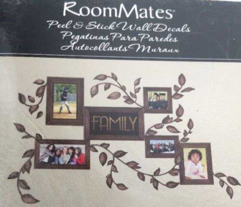

Roommates Family Frames Peel & Stick Wall Decals, Multicolour