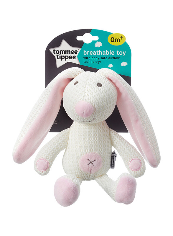 

Tommee Tippee Breathable Toy, Betty The Bunny, Pink