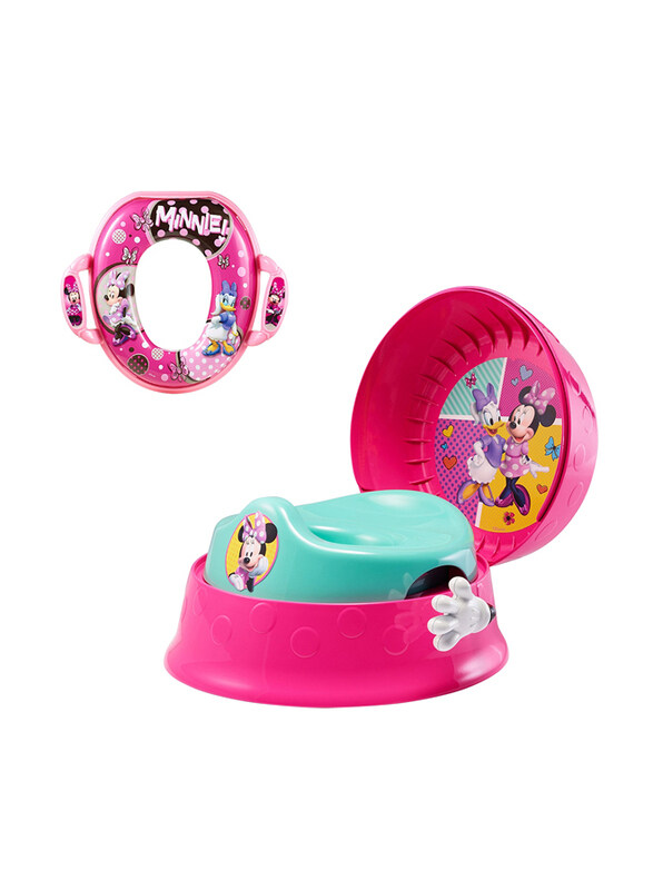 

The First Years Disney Minne Mouse Potty Training Bundle, Pink