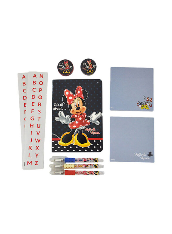 

Disney 10-Piece Minnie Stationery Set, Blue