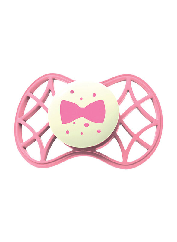 

Nuvita Air.55 Orthodontic 6M+ Soother With Stericover Glow Flamingo, Pink