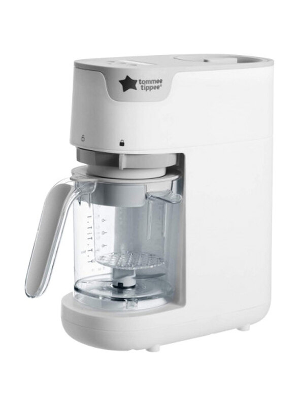 

Tommee Tippee Quick Cook Baby Food Steamer Blender, White