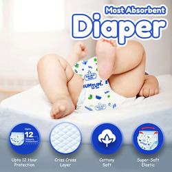 Bumtum Baby Super Jumbo Pants Style Diaper, L, 34 Count