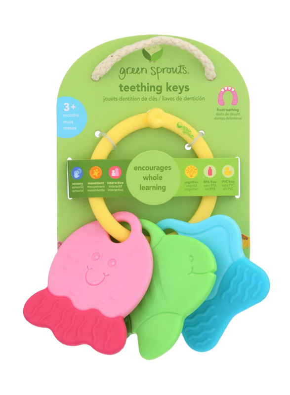 Green Sprouts Teething Keys, Multicolour
