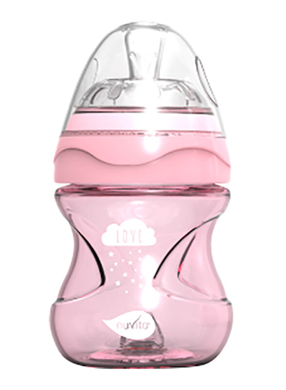 

Nuvita Mimic Cool Anti Colic Baby Bottles 150ml, Pink