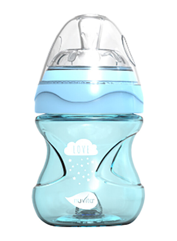 

Nuvita Mimic Cool Anti Colic Baby Bottles 150ml, Blue