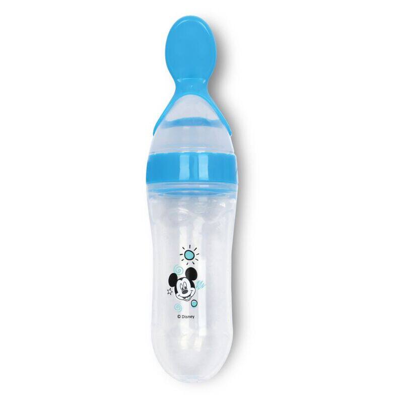 

Disney Mickey Mouse Silicone Food Dispensing Spoon, Blue