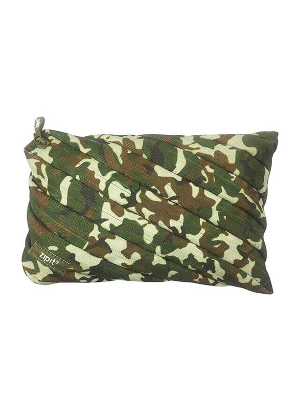 

Zipit Fresh Big Pencil Case, Camo Green