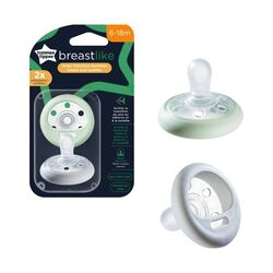 Tommee Tippee Breast Like Soother, 2 Piece, Assorted Colour