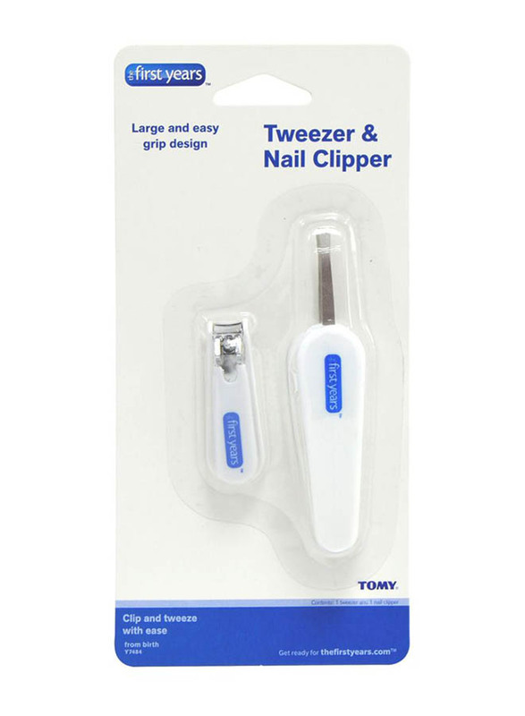 The First Years Tweezer and Clipper Pack, 2 Pieces, White