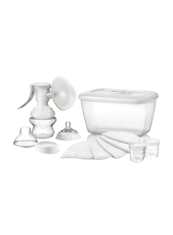 

Tommee Tippee Closer To Nature Manual Breast Pump, Clear