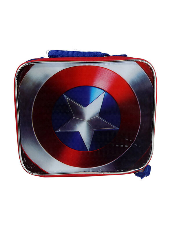 

Disney Captain America Insulated Lunch Bag, Blue/Red/Silver