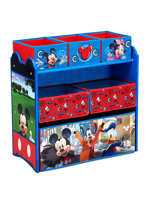 

Delta Furniture Mickey Mouse Design & Store Toy Organizer, Multicolour