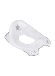 keeeper Toilet Seat with Anti Slip Function Stars, White