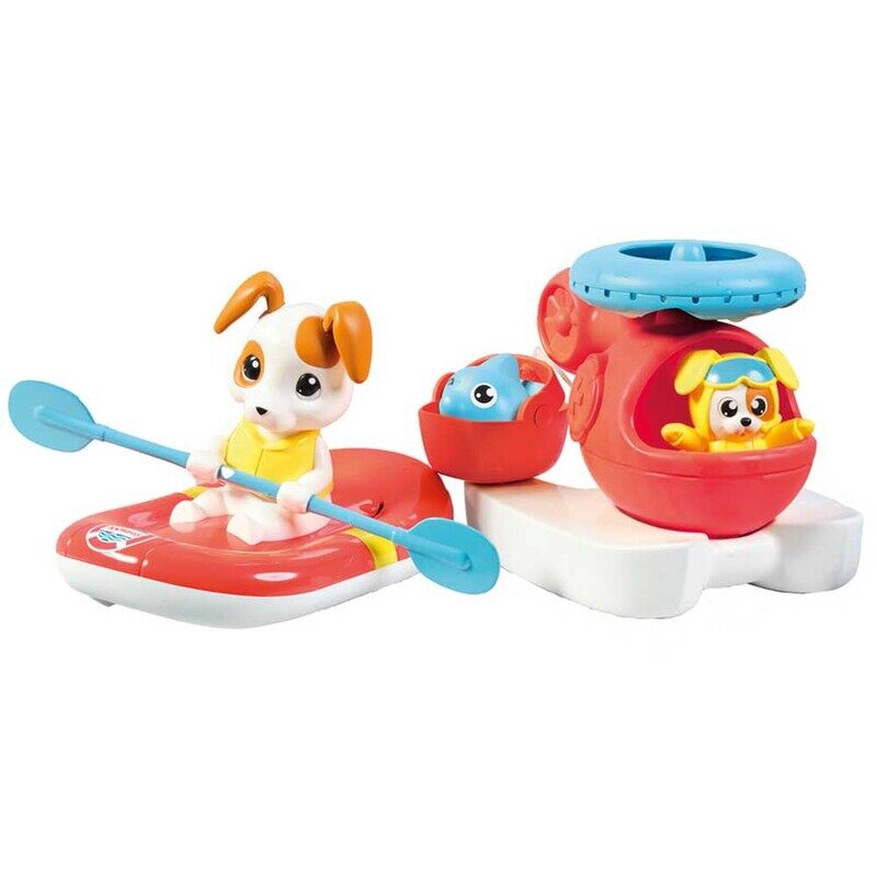 

Tomy Toomies Sea Set Floating Helicopter & Rescue Raft Bundle, Ages 1+