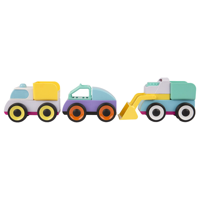 

Playgro Build and Drive Mix N Match Vehicles, 3 Piece, Ages 3 Years, Multicolour