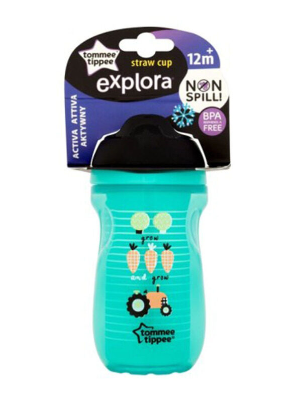 

Tommee Tippee Explora Insulated Straw Cup 260ml, Light Blue