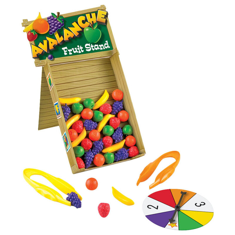 

Learning Resources Avalanche Fruit Stand Game Set, Ages 3+