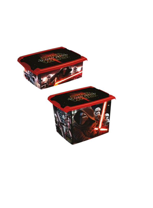 

Keeeper Star Wars Deco Organiser Box, 10L + 20.5L, Red/Black