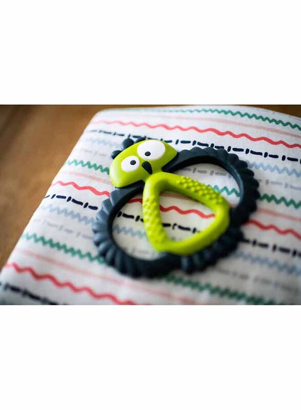 Tommee Tippee Kalani Maxi Teether Sensory Teething Toy, Green/Black