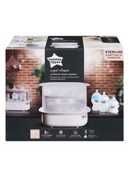 Tommee Tippee Advanced Steam Electric Steriliser for Baby Bottles, White