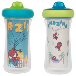The First Years Marvel Insulated Sippy Cups, Pack of 2, Multicolour