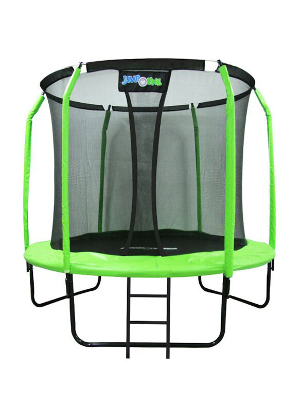 

Jumpoline Trampoline with Ladder 6ft Black/Green, Ages 6+
