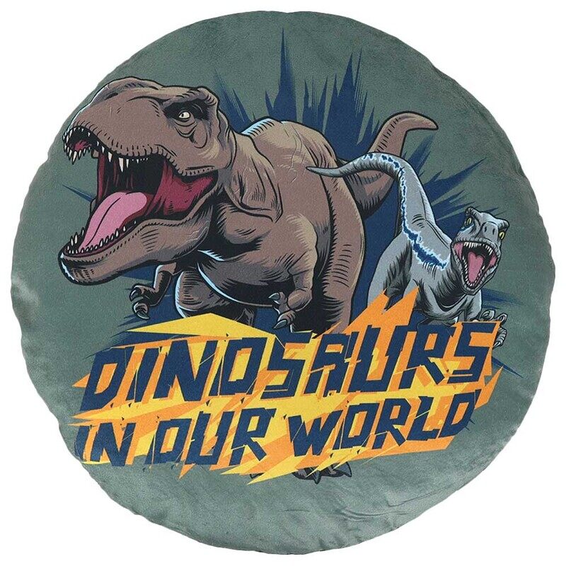 

Universal Studios 40 x 40cm Jurassic World Dominion Decorative Shaped Cushion, Green