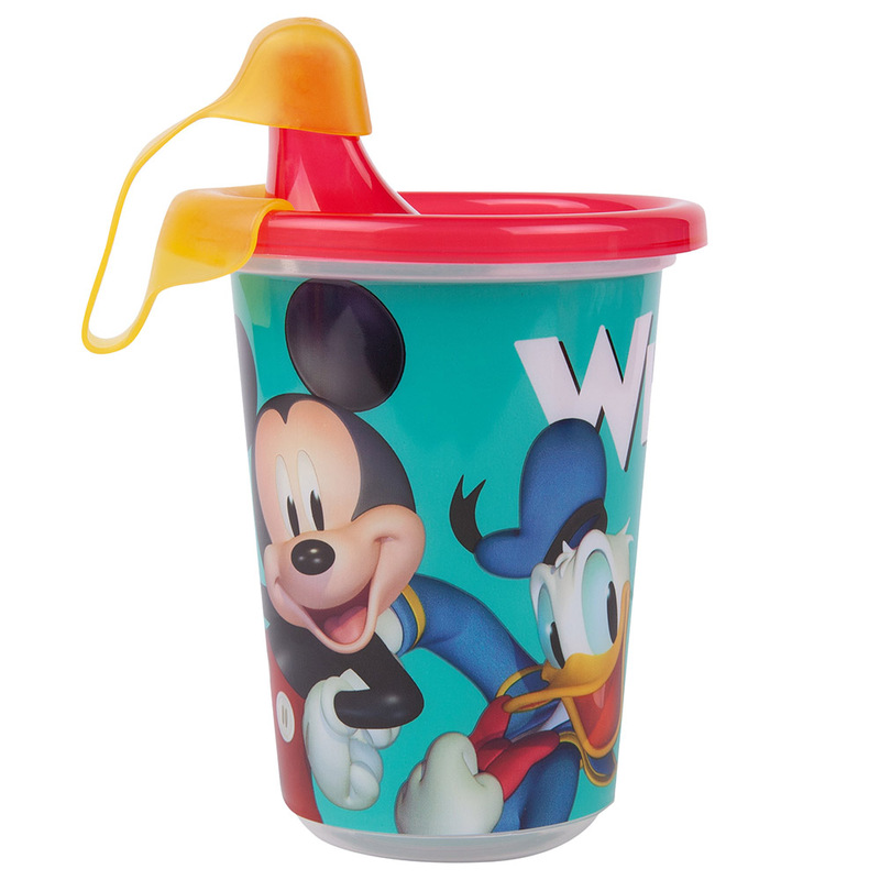 The First Years Mickey Take & Toss Sippy Cups, 284ml, Pack of 10, Multicolour