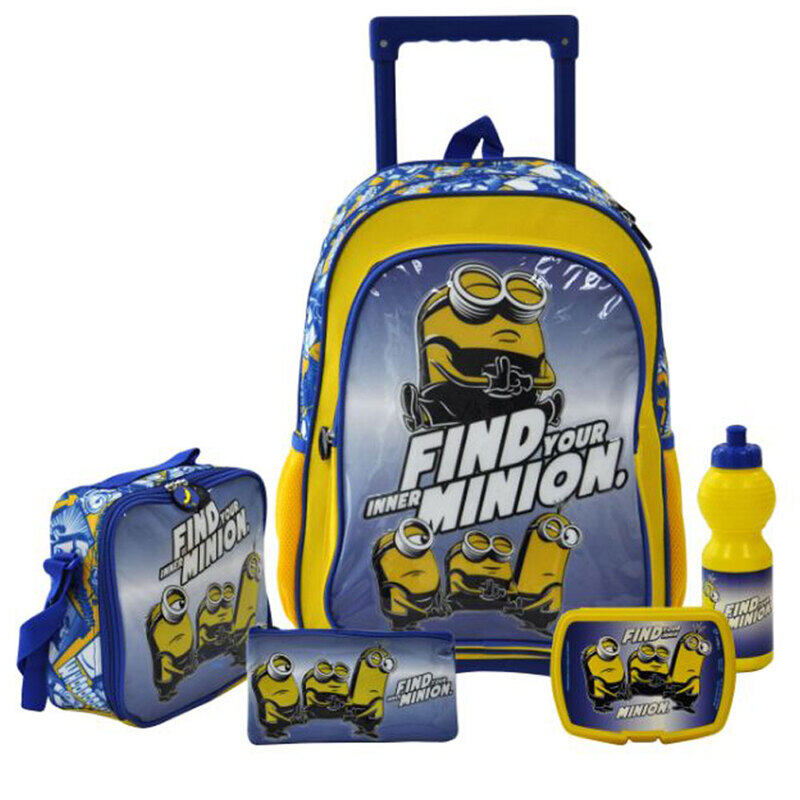 

Universal Studios 16-inch 5-in-1 Minions Trolley Backpack, Multicolour