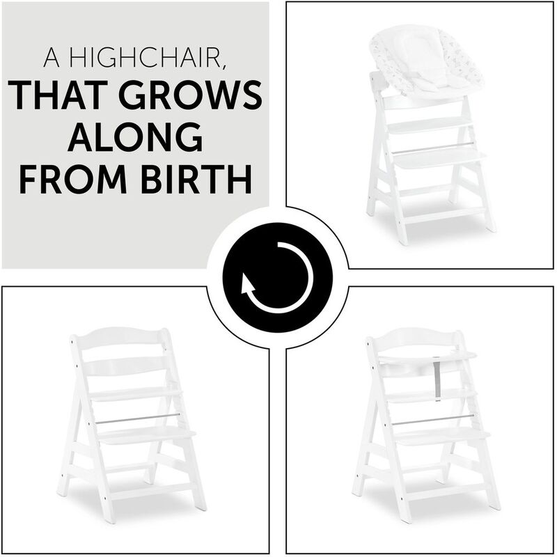 Hauck Alpha+ High Chairs, White