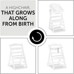 Hauck Alpha+ High Chairs, White