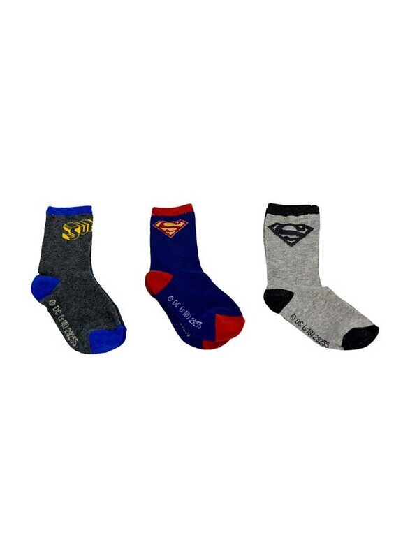 

Warner Bros Superman Socks 3 Pieces, 5-6 Years, Multicolour