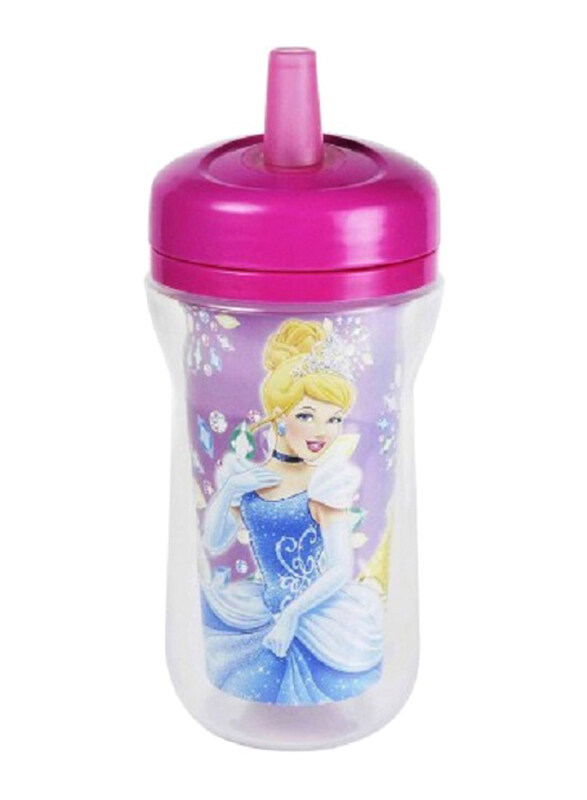 

The First Years Disney Princess Insulated Straw Cup, 266ml, Pink